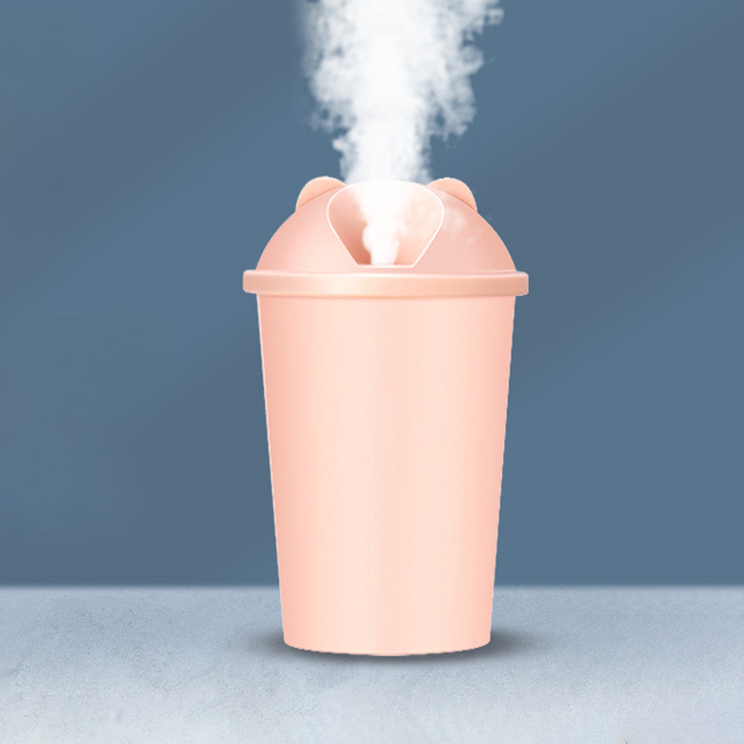 Cute Bear Shape Usb Humidifiers Cup (1 Pc  Multicolor Light) Cute Bear Shape Usb Humidifiers Cup (1 Pc  Multicolor Light)